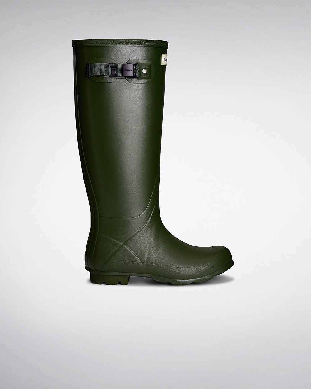 Galochas Altas Hunter Feminina Verdes - Norris Field Neoprene Lined - 29OHCKEIG